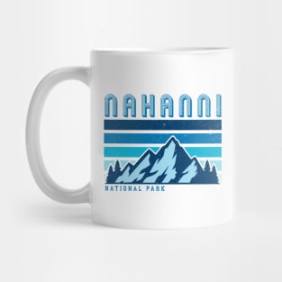 Nahanni national park retro vintage Mug